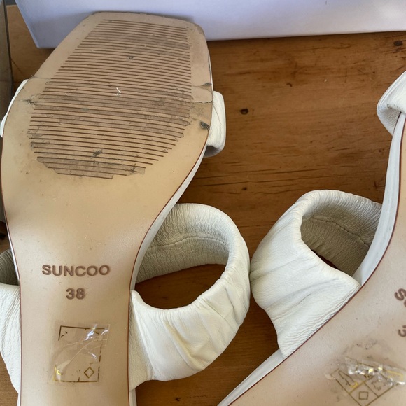 SUNCOO White Sandals Chaussures Honora Sandal 38 - Picture 10 of 13